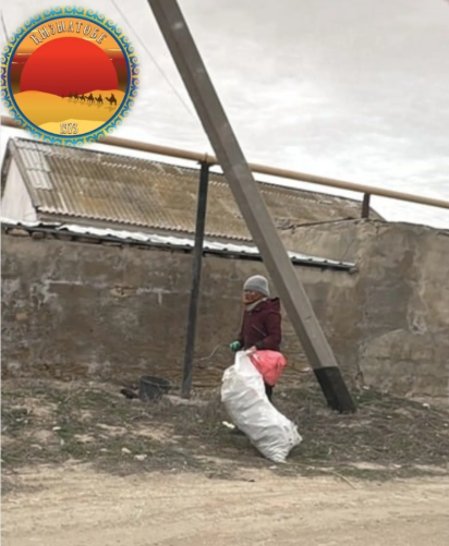 Қызылтөбе ауылдық округі бойынша, "Таза Мұнайлы" МКК-ны тарапынан күнделікті жүргізіп жатырған тазалық жұмыстары.