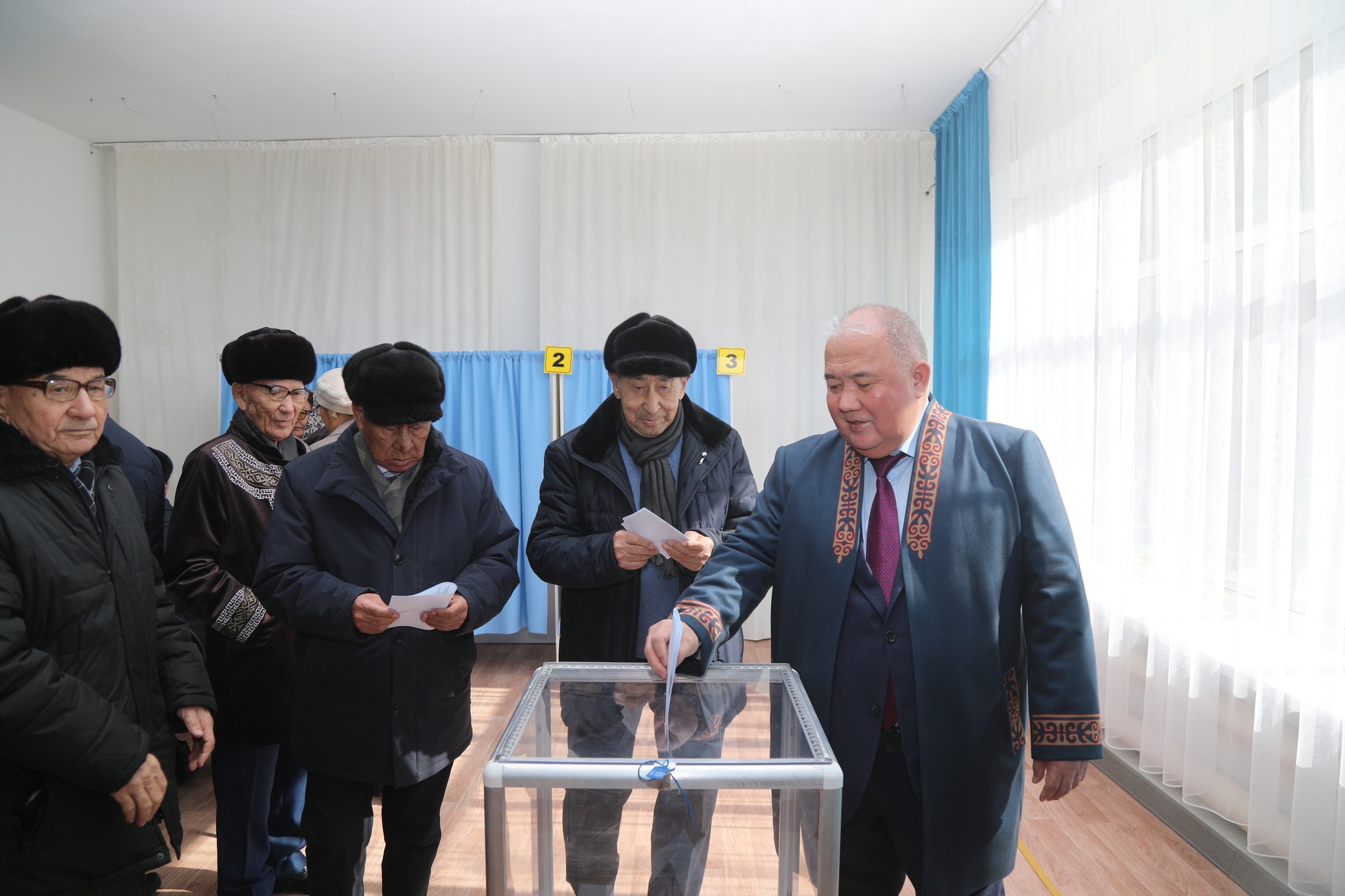 Аудан әкімі Республикалық референдумда өз таңдауын жасады