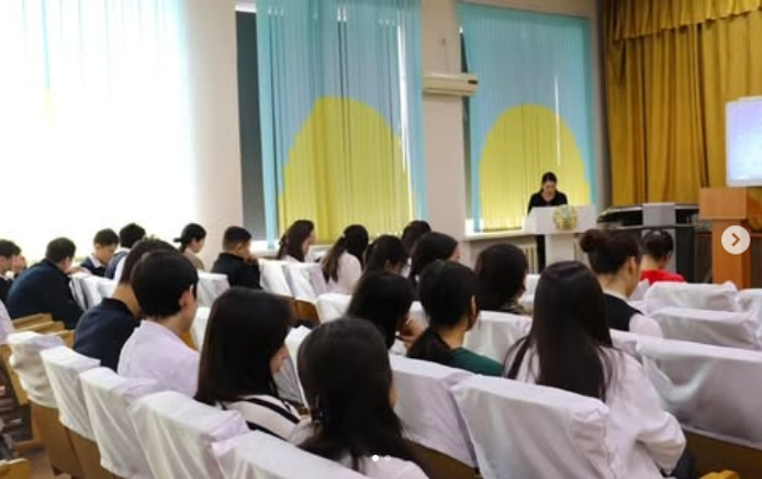Оқушыларға семинар өткізілд.