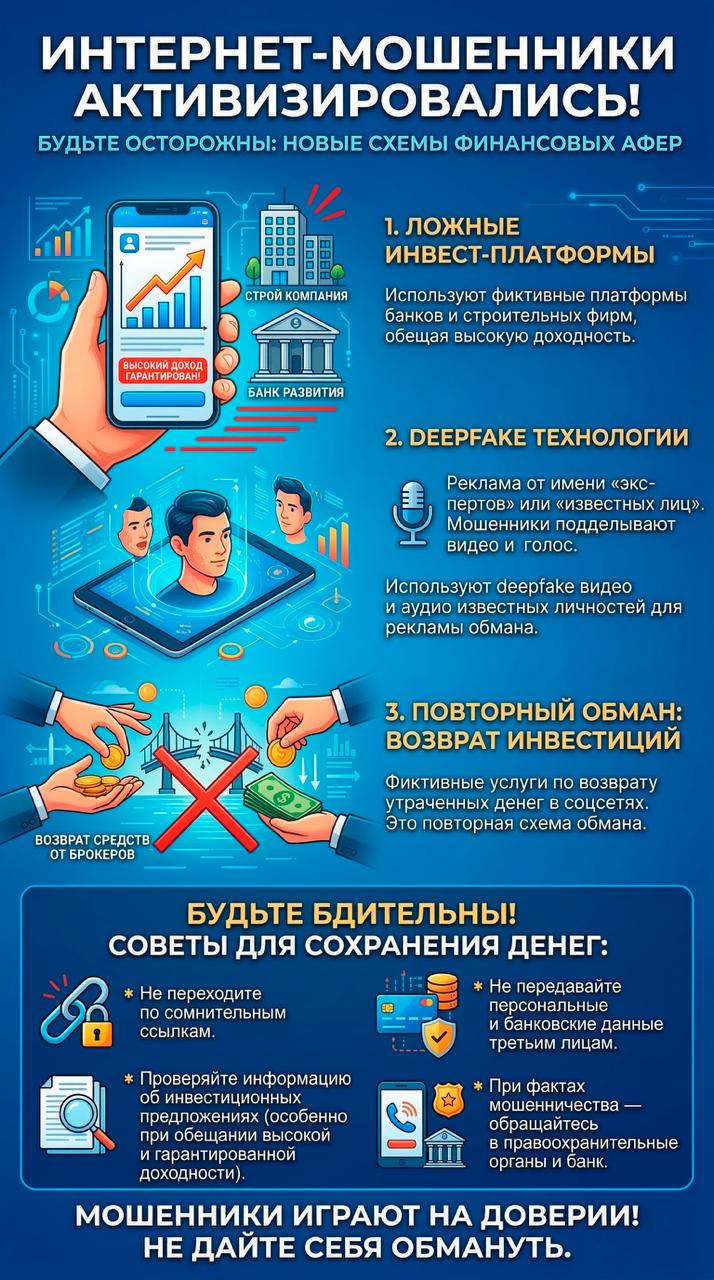 Сақ болыңыз, алаяқтар!: полиция қазақстандықтарды онлайн-алаяқтықтың жаңа схемалары туралы ескертеді