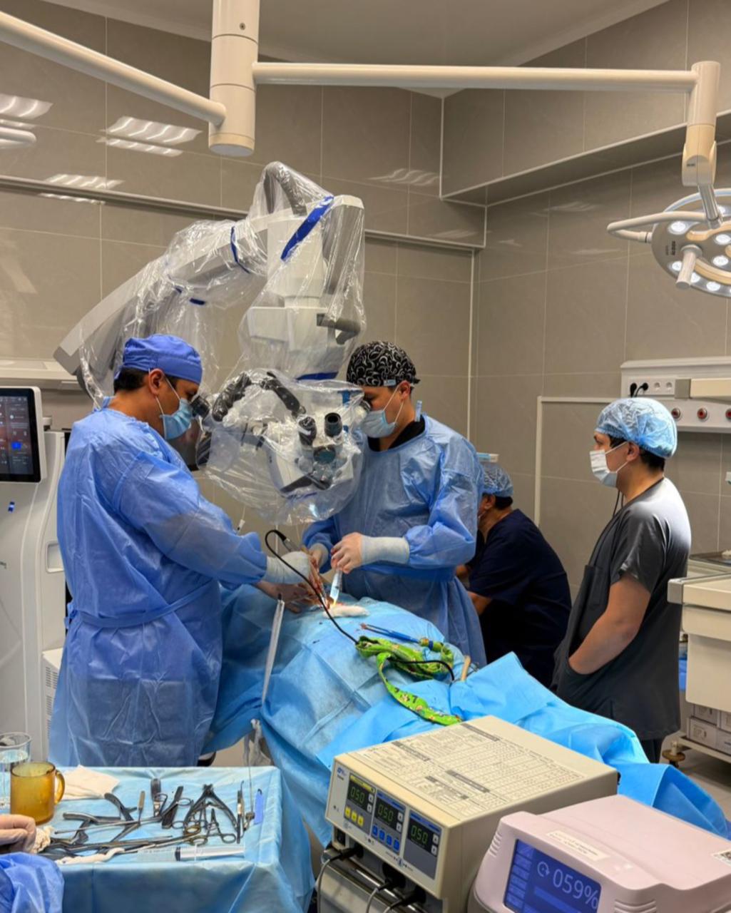 ҰЛТТЫҚ НЕЙРОХИРУРГИЯ ОРТАЛЫҒЫНЫҢ МАМАНДАРЫ ШЕБЕРЛІК САБАҒЫН ӨТКІЗДІ