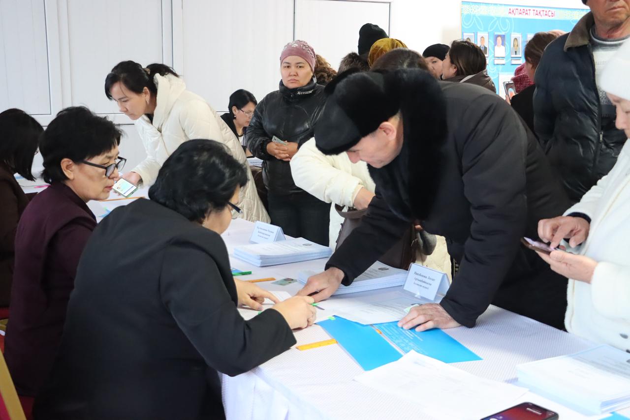 Сырдариялықтар референдумға белсенді қатысуда
