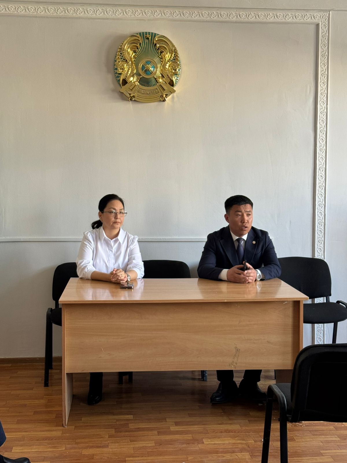 17.03.2026 жылы Департаментте Қазақстан Республикасының Мемлекеттік қызмет істері Агенттігінің Шымкент қаласы бойынша департаменті өкілінің қатысумен кездесу өтті.