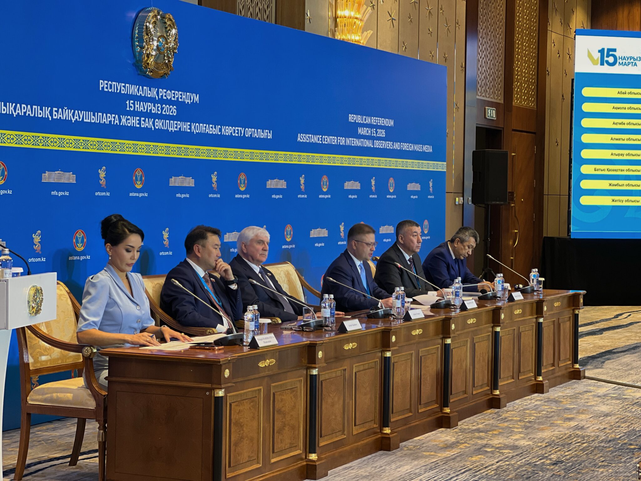 Шетелдік бақылаушылар Қазақстандағы референдумда сайлаушылардың белсенділігі жоғары және дауыс берудің ақаусыз өткенін атап өтті