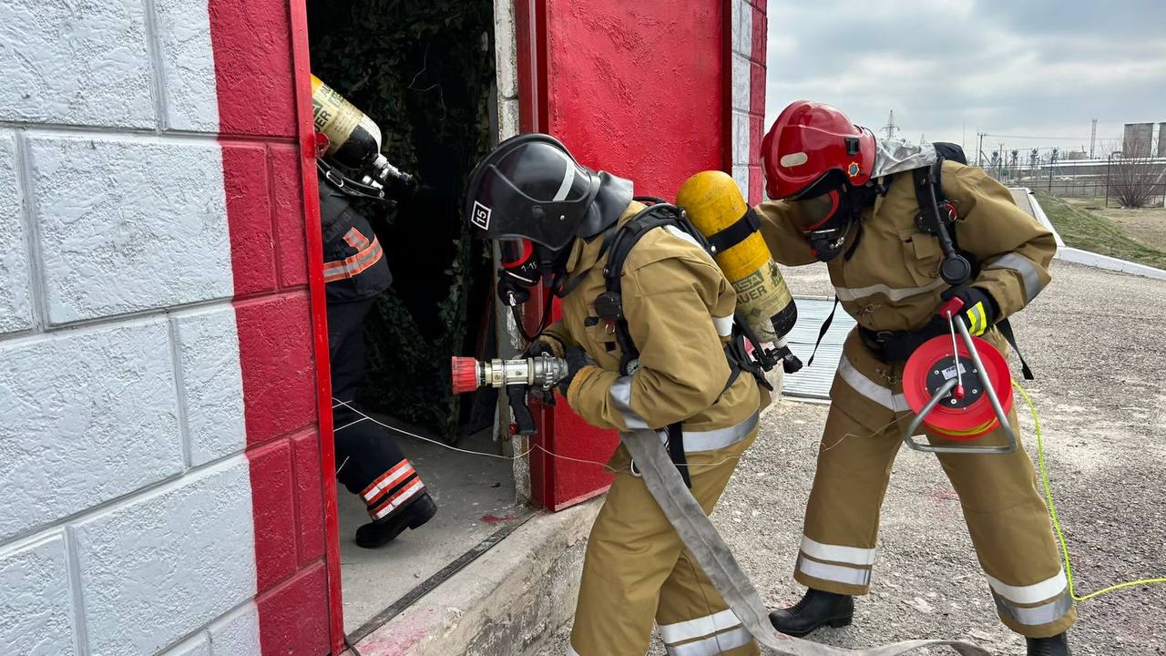 Жамбылдық құтқарушылар кәсіби біліктіліктерін шыңдады