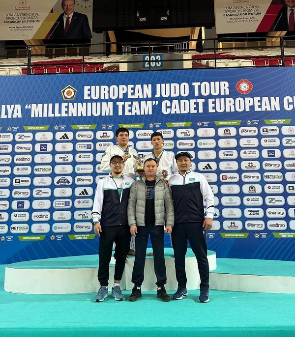Қарағандылық дзюдошылар кадеттер арасындағы Еуропа кубогында екі алтын медаль жеңіп алды
