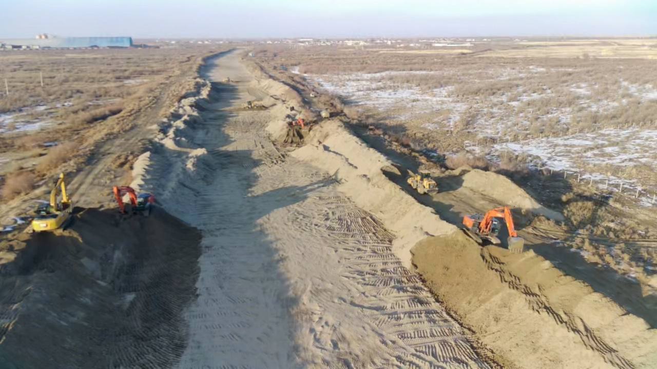 Қызылорда облысында екі магистральдық каналды механикалық әдіспен тазалау аяқталды