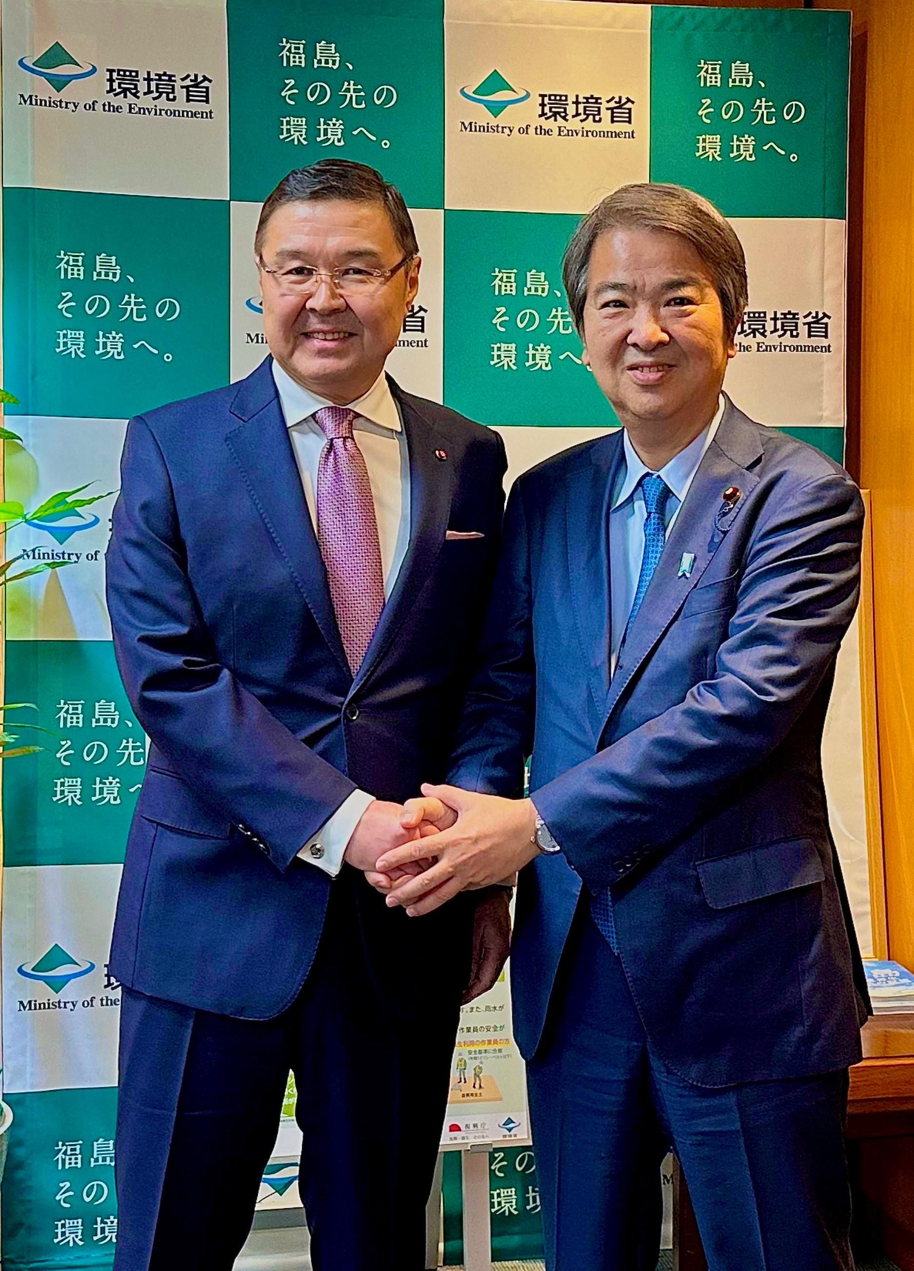 Жапонияның Қоршаған ортаны қорғау министрі Қазақстанның экологиялық бастамаларын қолдайды