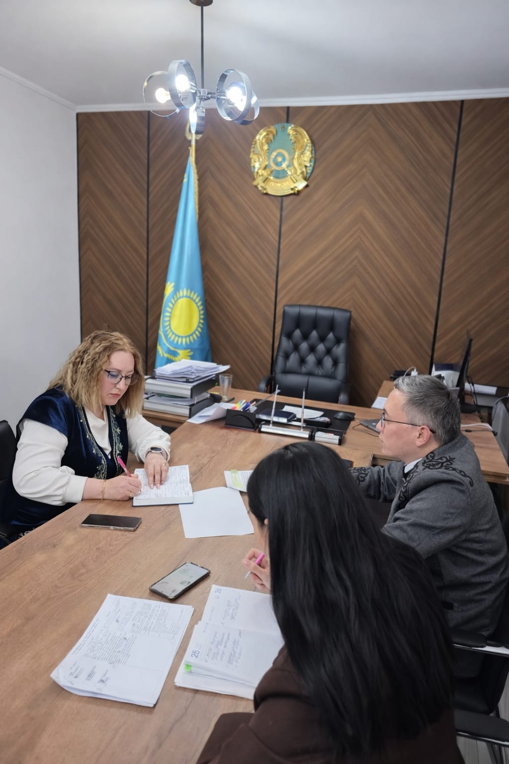 Қазақстан Республикасы Еңбек және халықты әлеуметтік қорғау министрлігінің кеңейтілген алқасы барысында айтылған мәселелерді шешу бойынша жеке қабылдау