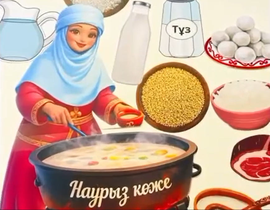 Бірлік қалалық үлгілі кітапханасында «Шанырақ күні» мерекесі аясында «Наурыз көже — ұлттық тағам» атты мерекелік іс-шара ұйымдастырылды.