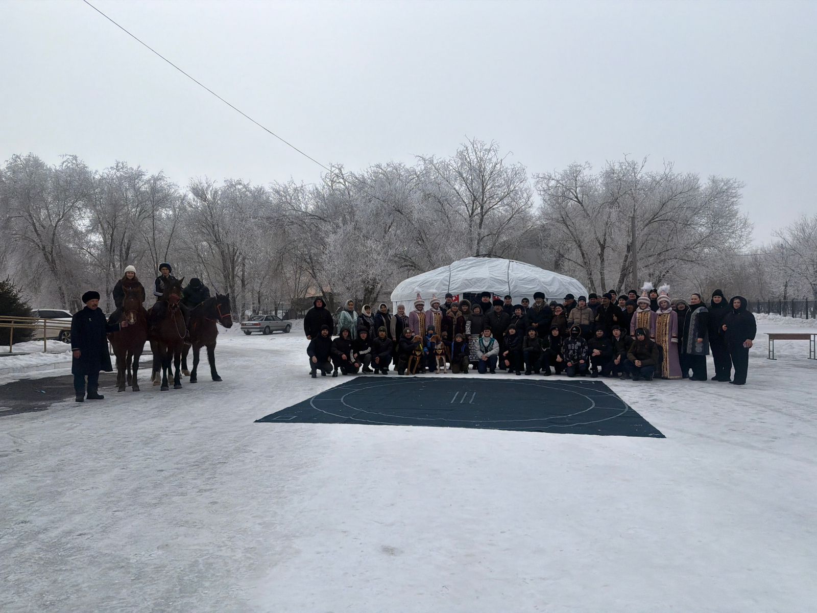 Державинск қаласының орталық алаңында Н. Крупская атындағы мектептің ұйымдастыруымен Ұлы даланың үні» атты тағылымды іс-шара өтті.
