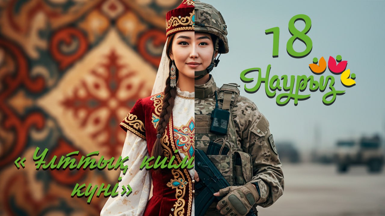 Наурызнама: әскерилер ұлттық киімді ұлықтады