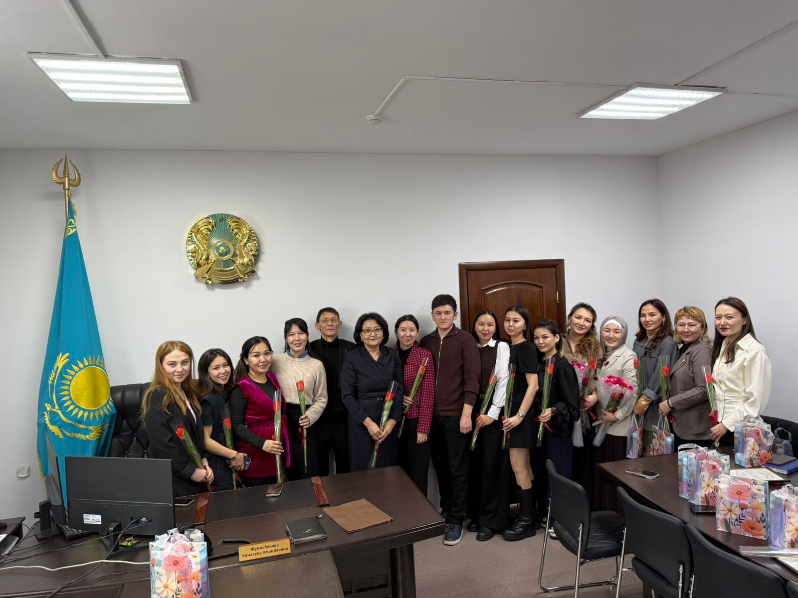 Қазақстан Республикасы Денсаулық сақтау министрлігі Медициналық және фармацевтикалық бақылау комитетінің Батыс Қазақстан облысы бойынша департаментінің мамандары 8 наурыз Халықаралық әйелдер күні қарсаңында марапатталды