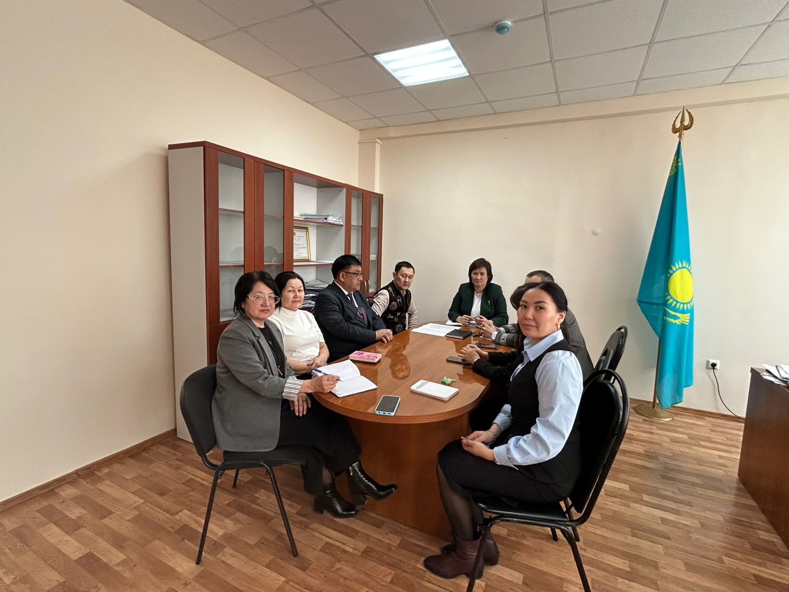 Батыс Қазақстан облысы бойынша Қазақстан Республикасы Мемлекеттік қызмет істері агенттігі департаменті басшысының орынбасарымен кездесу өтті