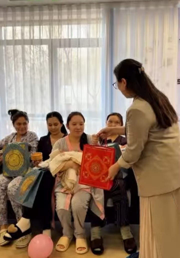 Түрксіб ауданының босанған аналары Шаңырақ күнімен құттықталды