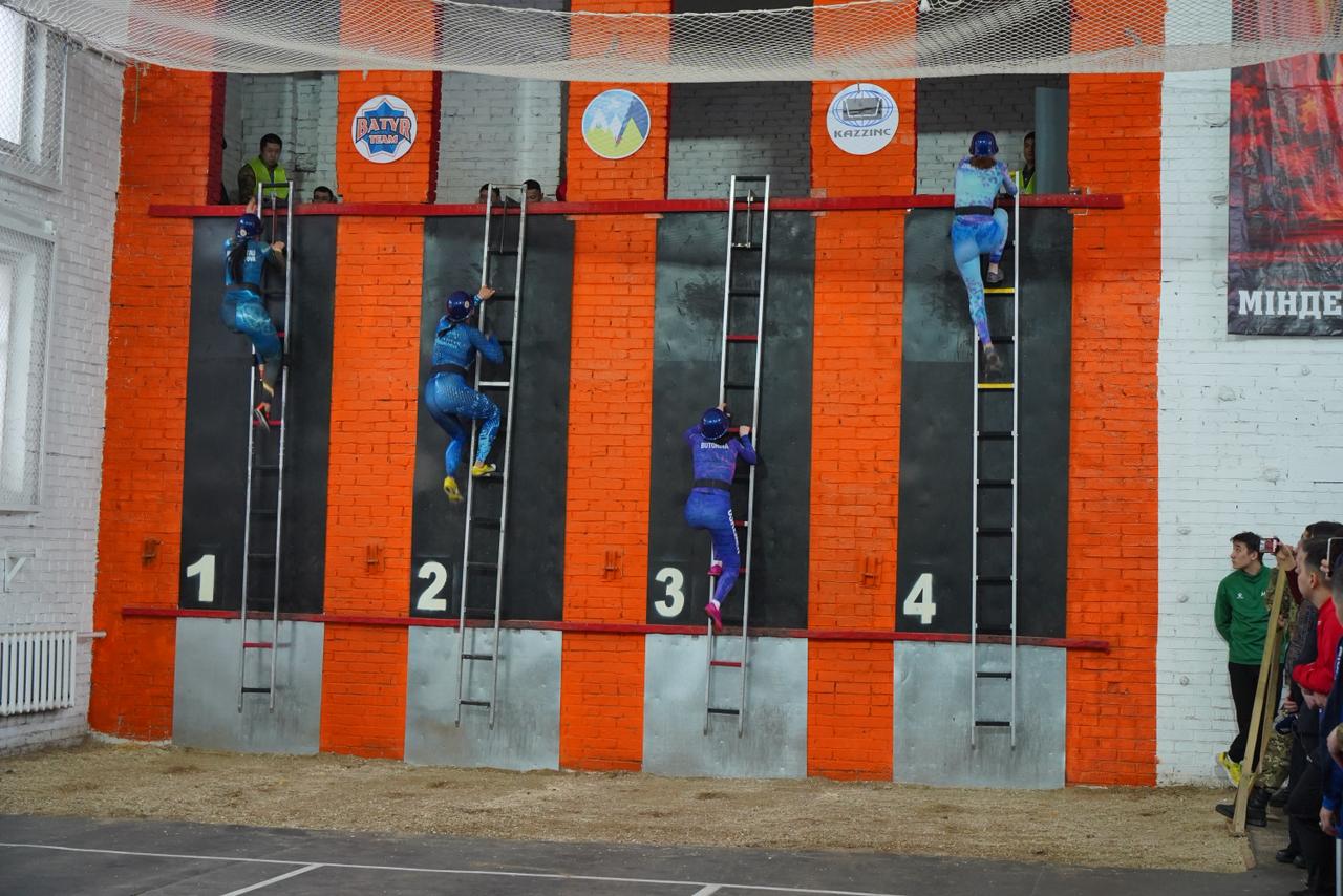 ҚР ТЖМ өрт сөндіру-құтқару спорты бойынша қысқы чемпионаттарының бірінші күнінің қорытындысы