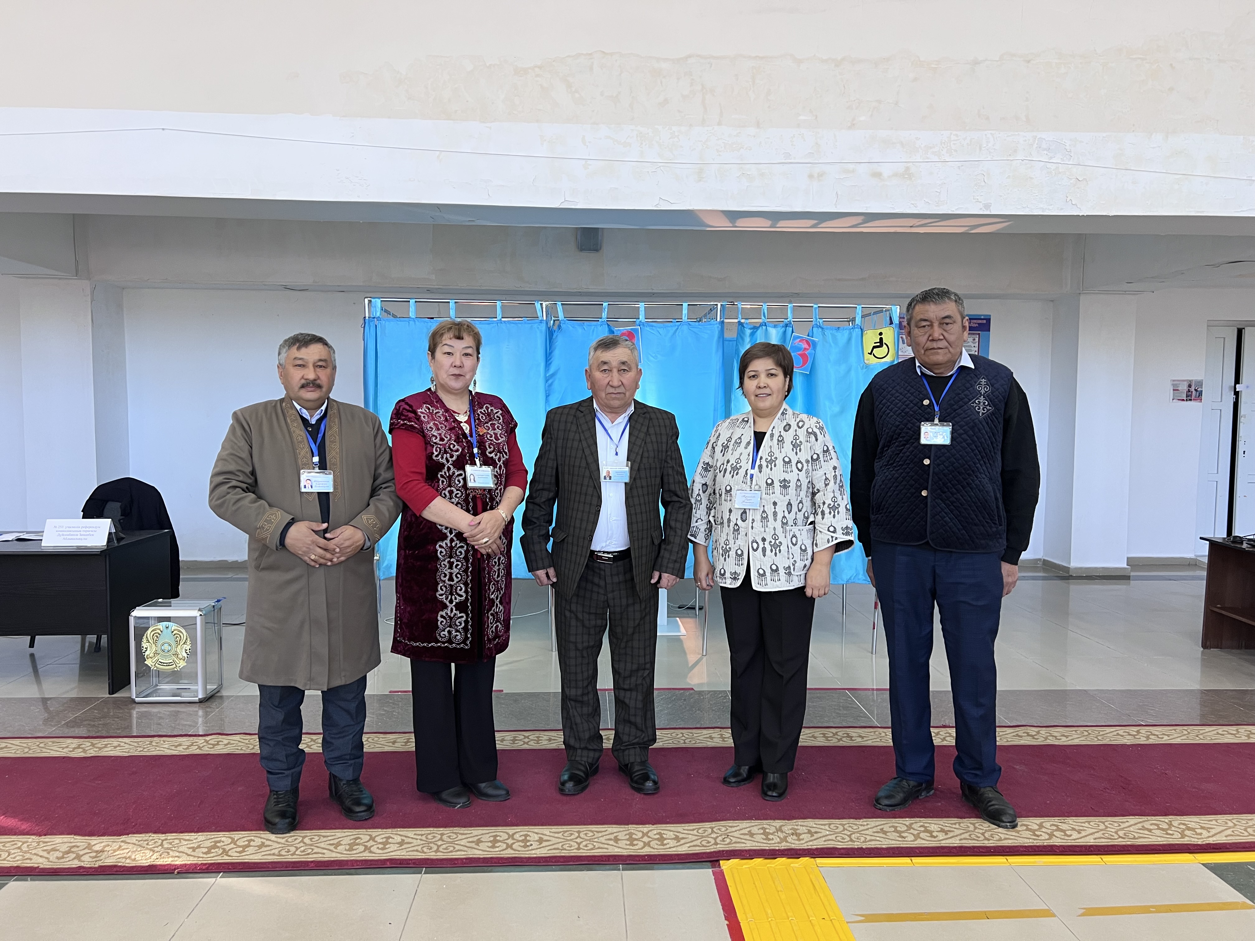 Қабылиса ауылдық округінде  референдум №253 №254 учаскелерінің жұмысы аяқталды