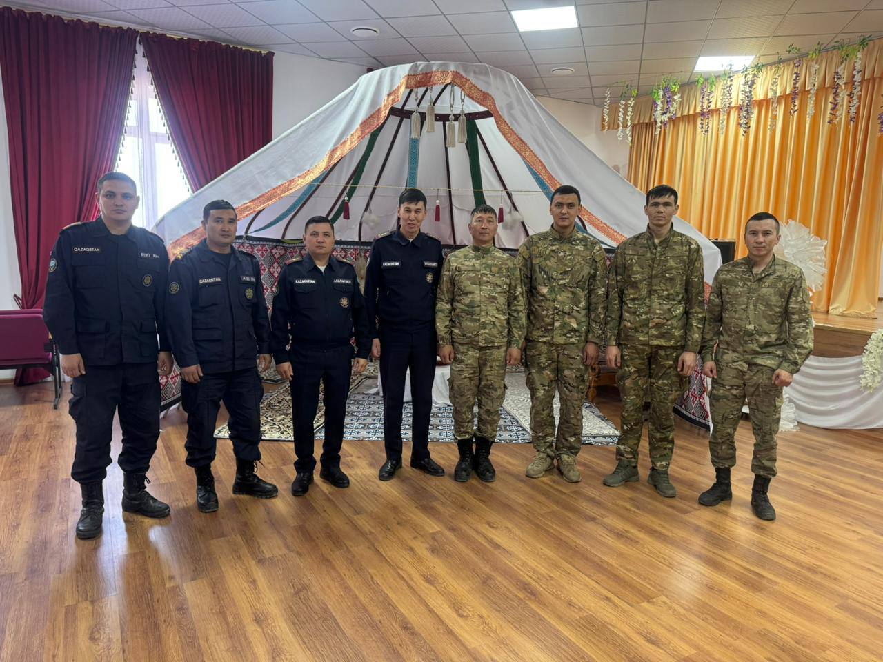 Жамбыл облысының бөлімшелерінде Шаңырақ күніне орай іс-шаралар өтті