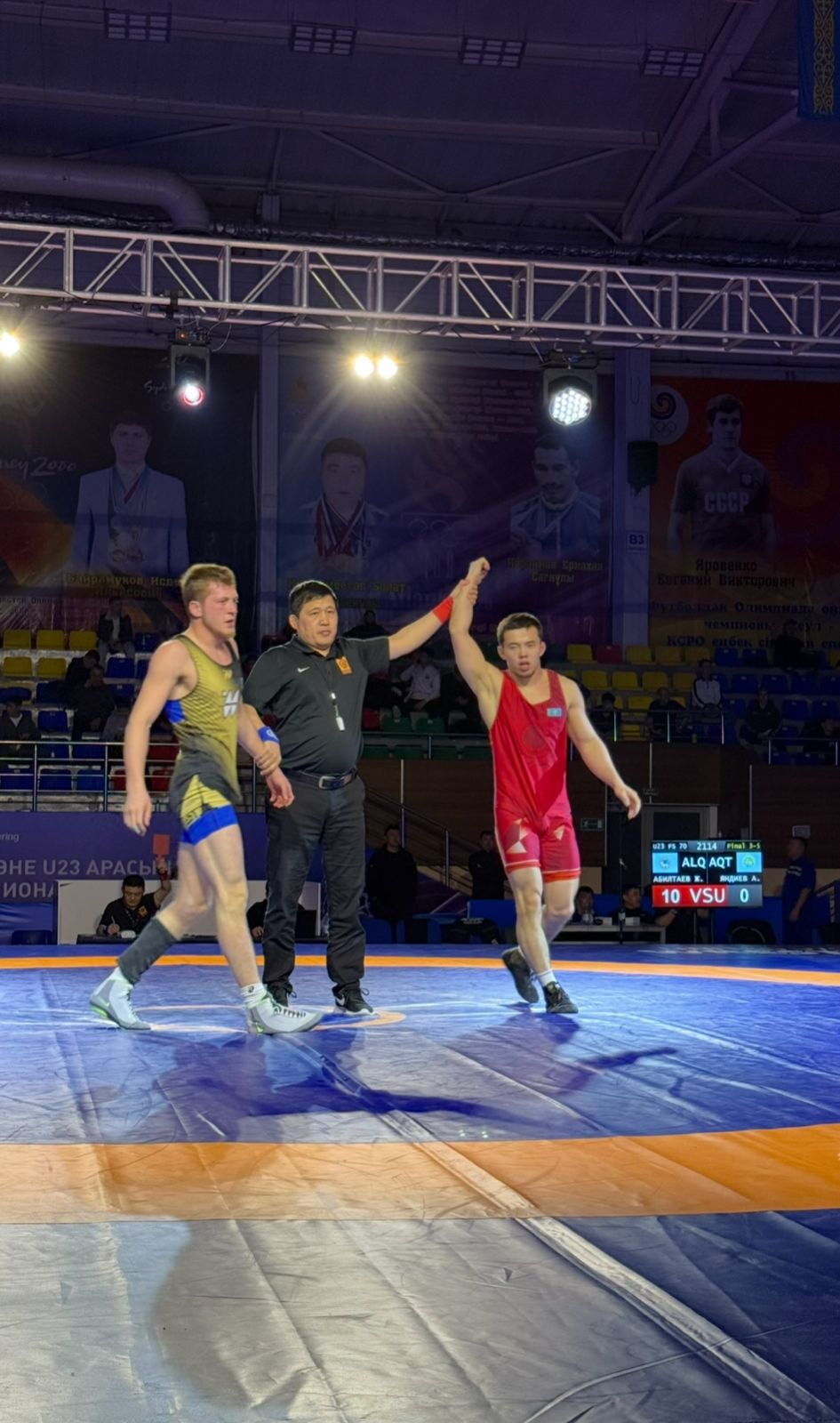 Алматинские борцы стали победителями чемпионата Казахстана U23