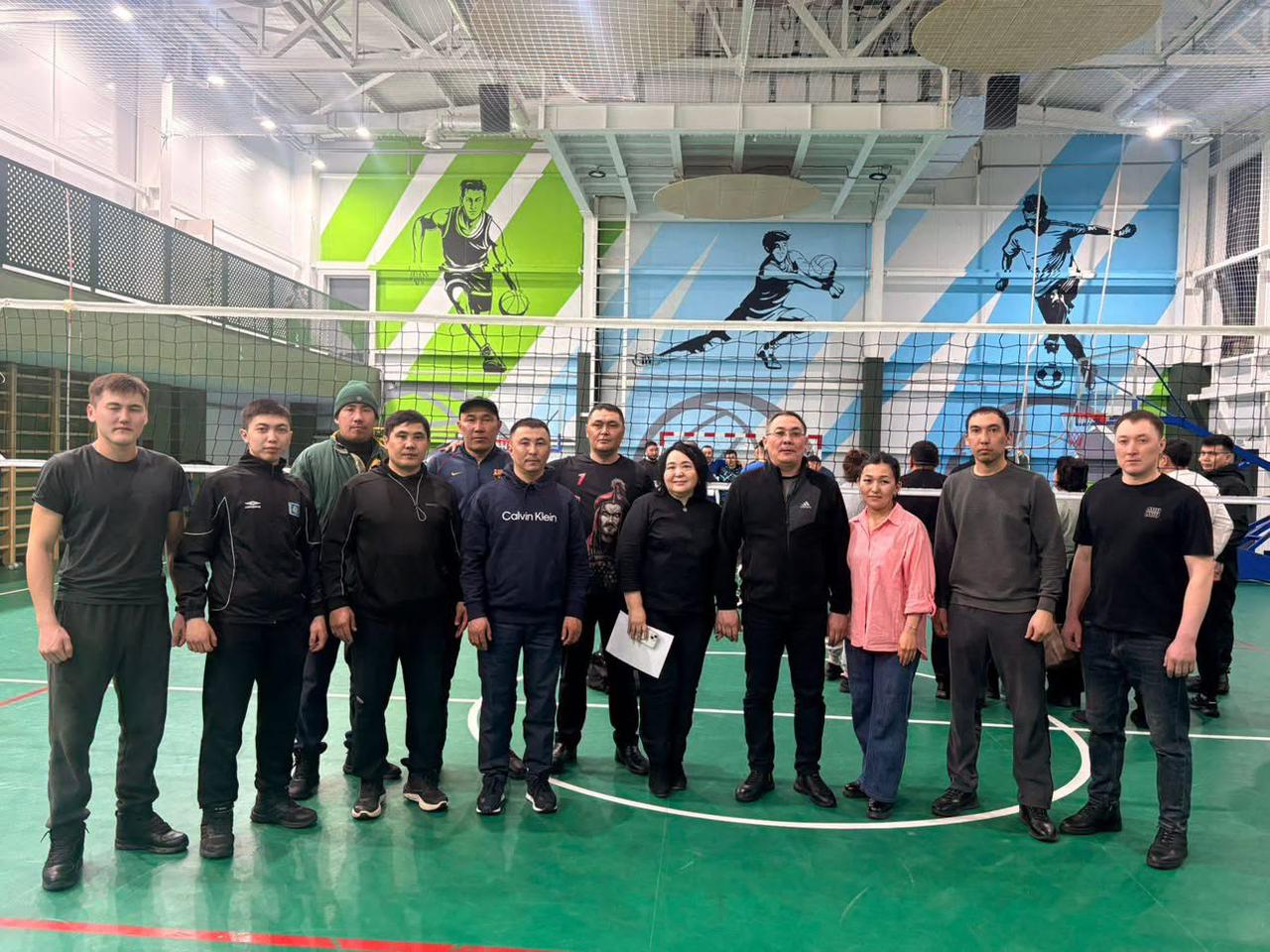 Волейболдан жарыс.