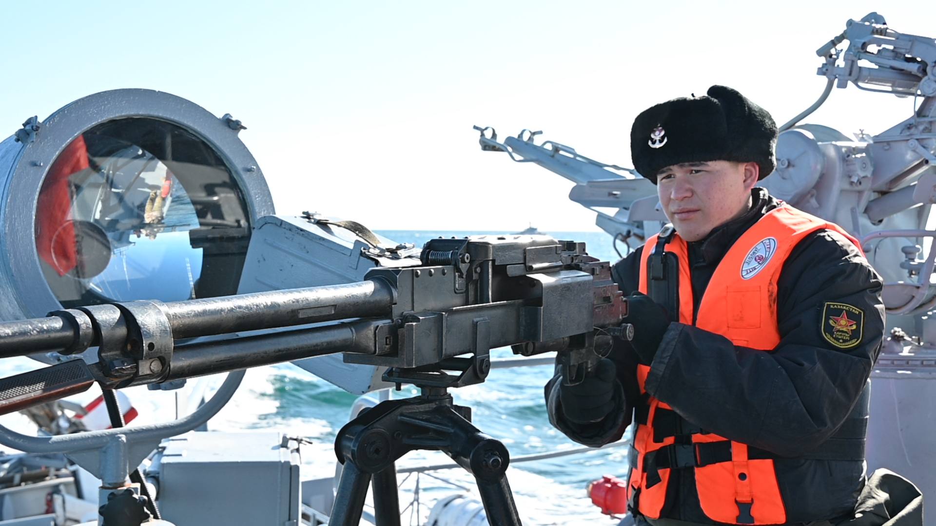 Қазақстанның Әскери-теңіз күштері Каспий теңізінде міндеттерді пысықтады