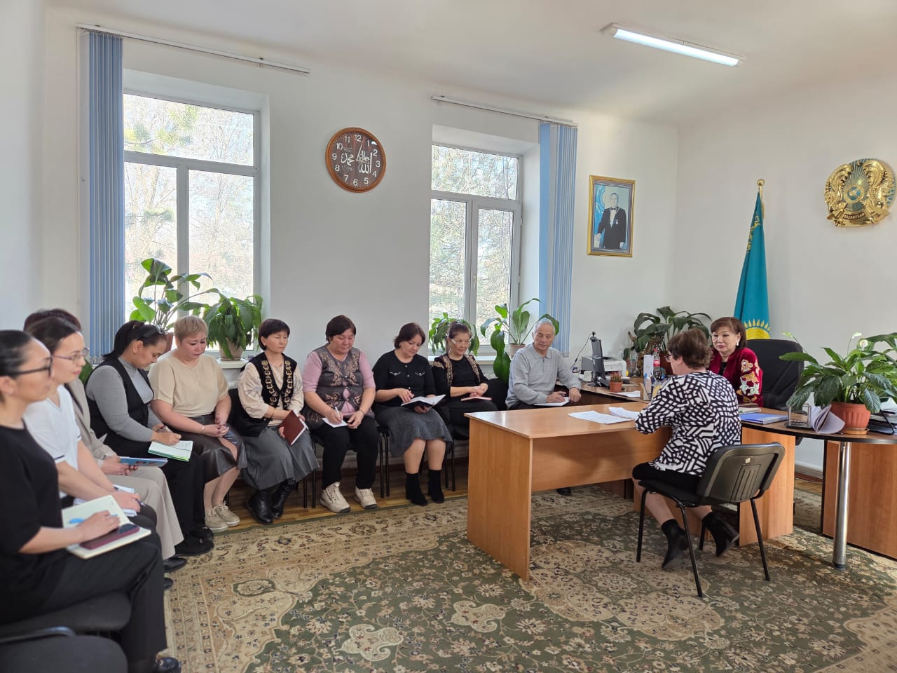 «Аудандық  жұмыспен қаму және әлеуметтік бағдарламалар бөлімі» ММ-де Қазақстан Республикасының  «Мемлекеттік қызмет туралы» Заңына енгізілген өзгерістер мен толықтырулар туралы семинар өткізу