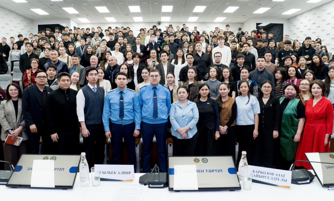 Елордалық ЖОО-ның студенттеріне арнап қылмыстың алдын алу бойынша кездесу өтті