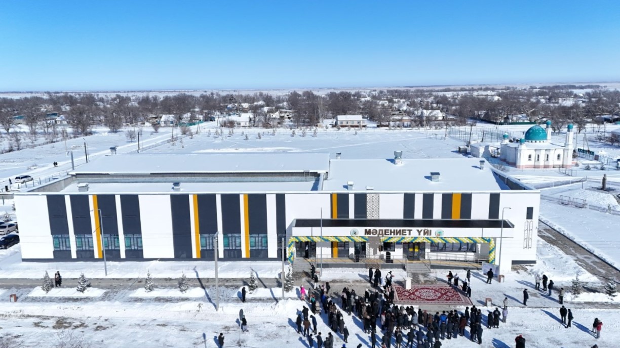 Жетісуда әмбебап нысан – спорт залы бар мәдениет үйі ашылды