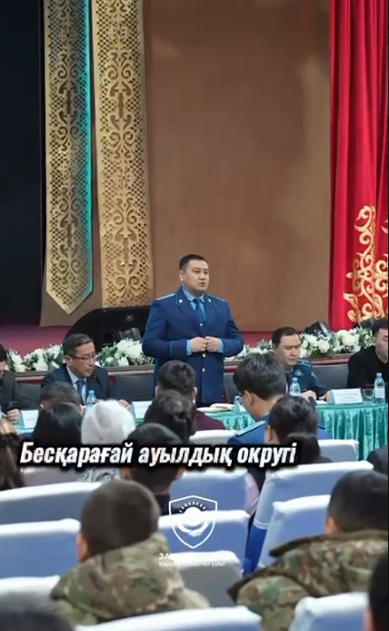 «Заң керуені»: Абай облысында полиция халықпен тікелей байланыс орнатты
