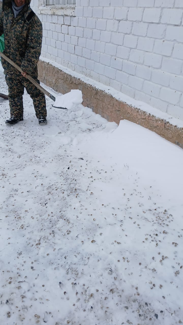 Қар тазалау жұмыстары