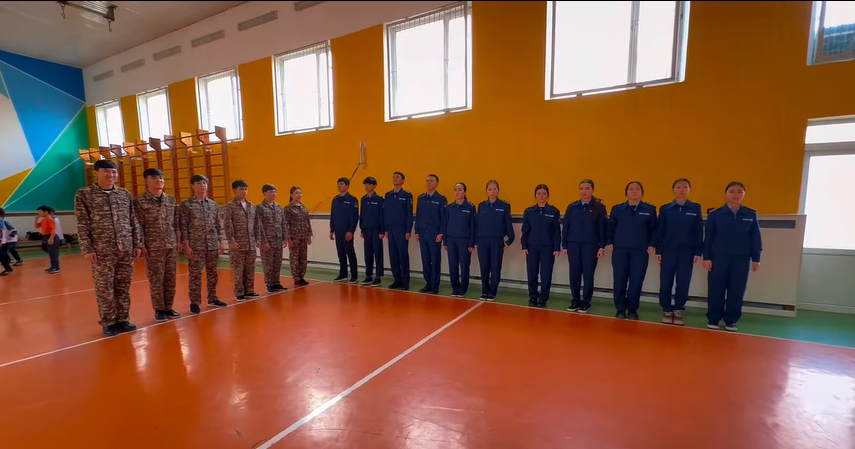 Спортшы полицейлер жас сақшыларға шеберлік сабағын өткізді