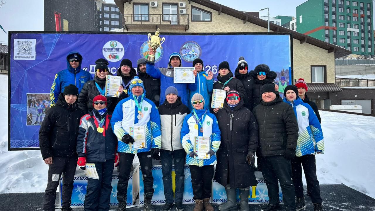 Рудный қаласының командасы — шаңғы спортынан облыстық фестивальдің жеңімпазы атанды.