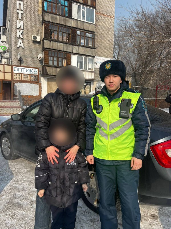 Абай облысында жоғалған бала 15 минут ішінде табылды: полиция қызметкерлерінің кәсіби әрекеті