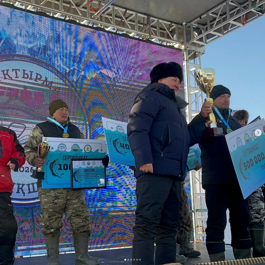 Фестиваль зимней рыбалки «Бұқтырма балықшысы – 2026» завершился яркими победами и отличным уловом!