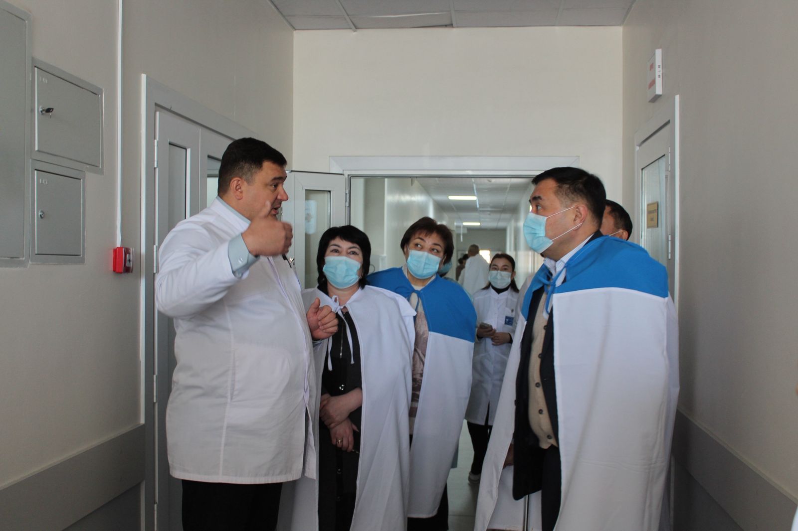 Қаланың емделу мекемелеріндегі бақылау