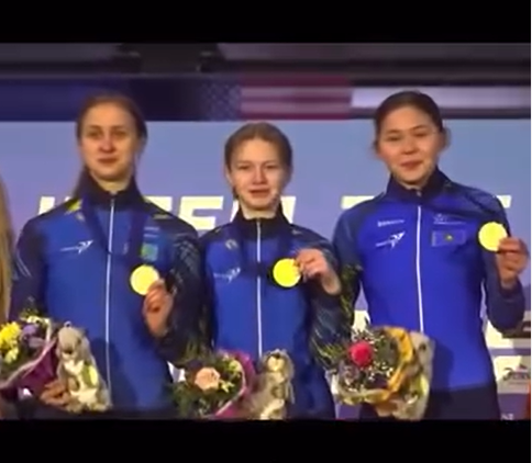 Анастасия Беловодова Әлем чемпионы - Абай облысының мақтанышы!