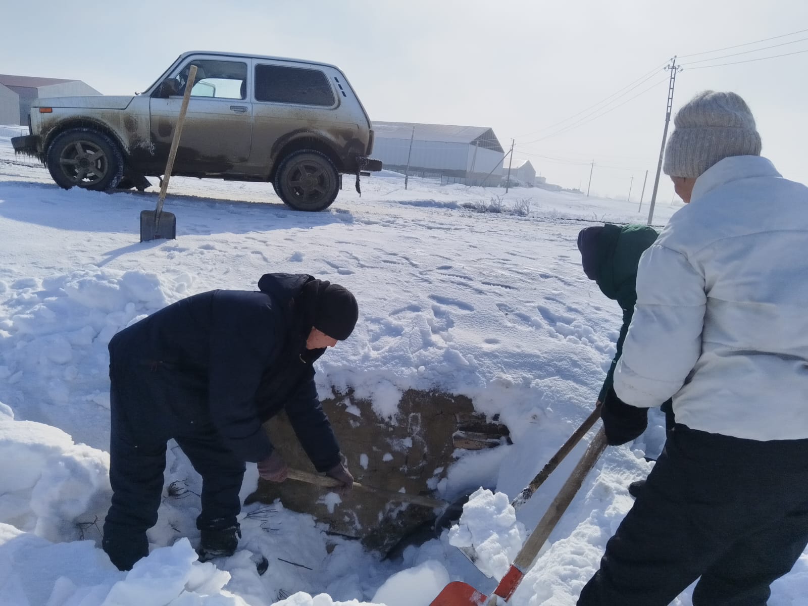 Барақпай ауылдық округіндегі су тасқынына қарсы жұмыстар