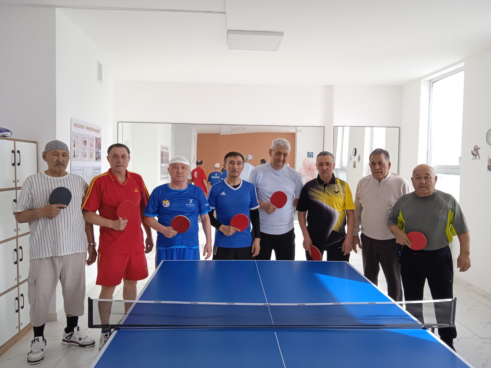 Астанада зейнеткерлер арасында үстел теннисінен турнир өтті