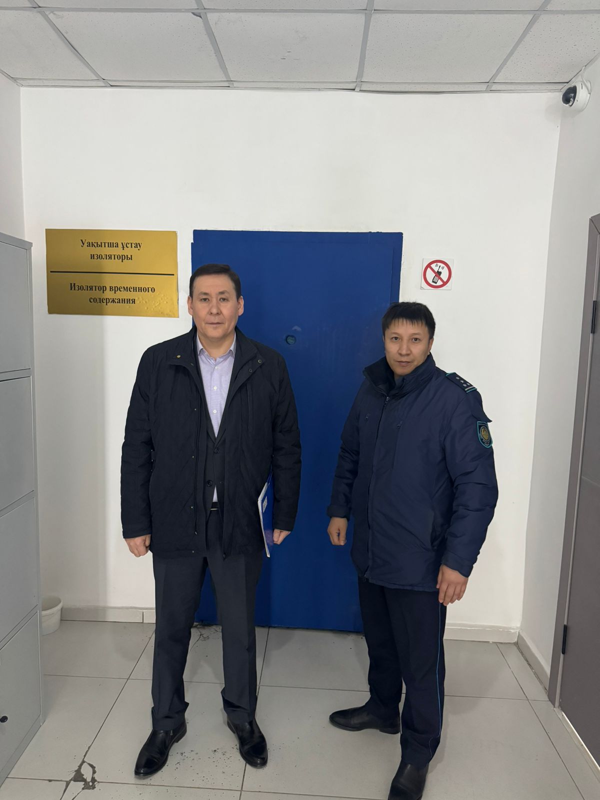 ӨКІЛ БАЙҚОҢЫР ҚАЛАСЫНДАҒЫ ІІМ ӨКІЛДІГІ ЖАНЫНДАҒЫ УАҚЫТША ҰСТАУ ИЗОЛЯТОРЫНДА МОНИТОРИНГ ЖҮРГІЗДІ