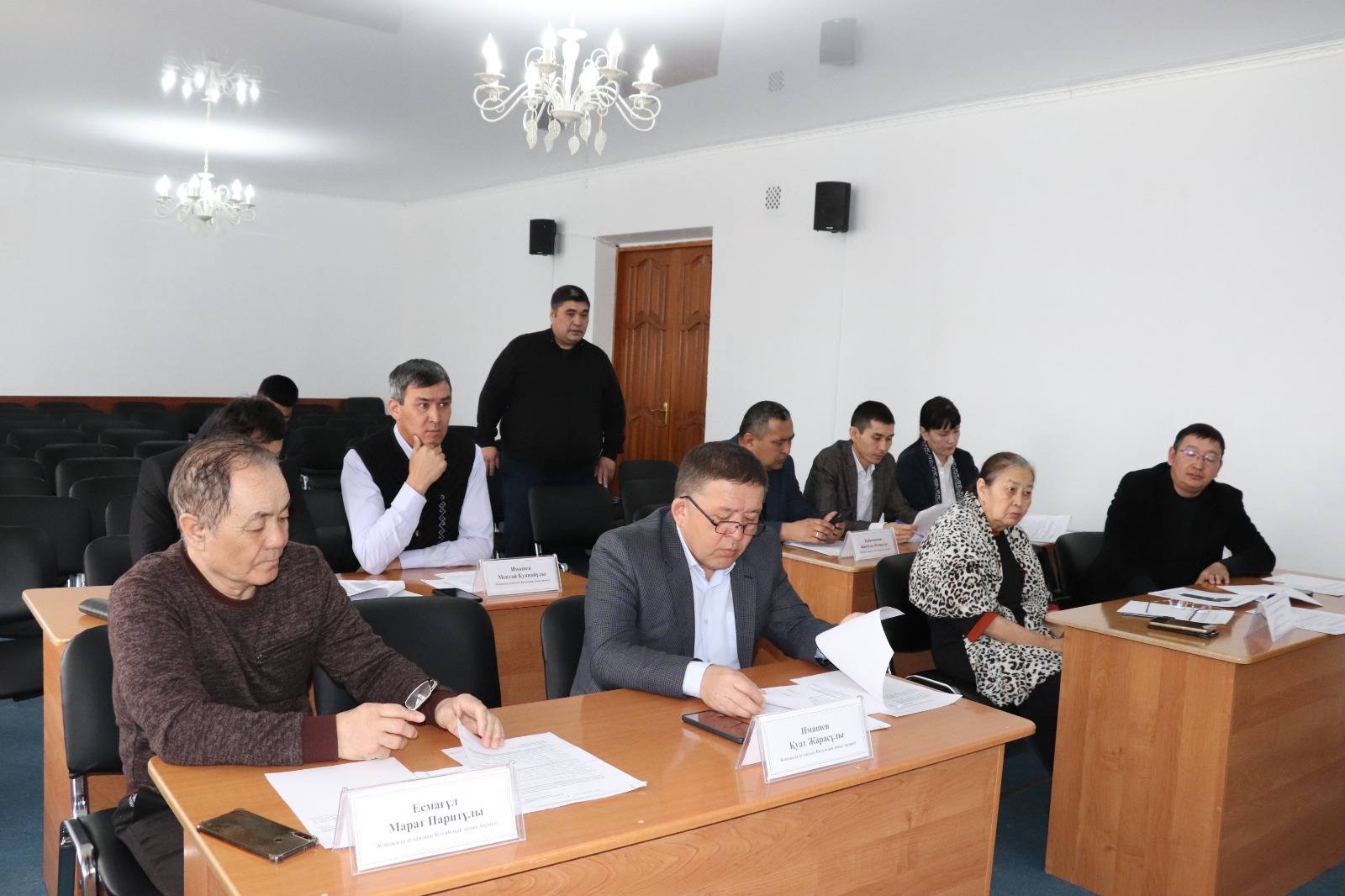 Аудандық Қоғамдық кеңесінің кезекті отырысы өткізілді