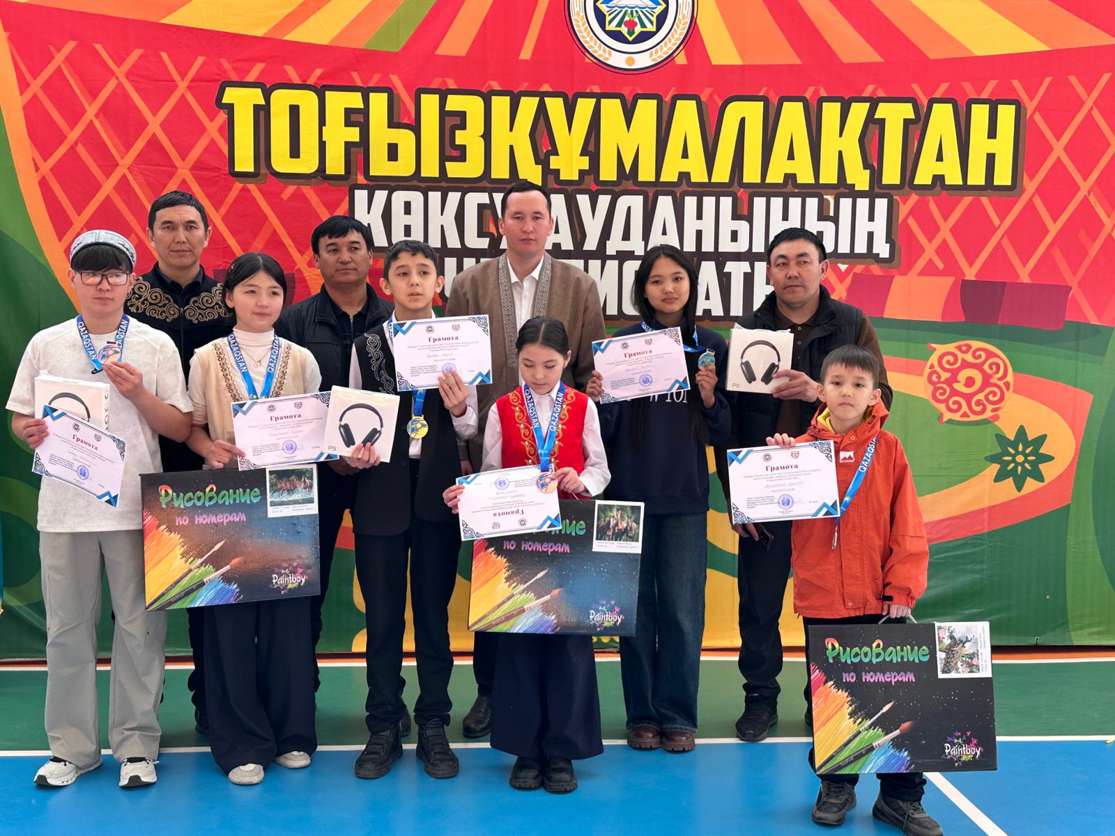 Көксу ауданында “Ұлттық спорт – ұлт негізі” атты жарыс өтті