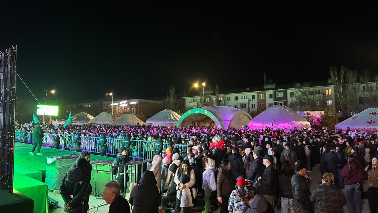 Қонаевта Наурыз таңнан бастап кең көлемде тойланды