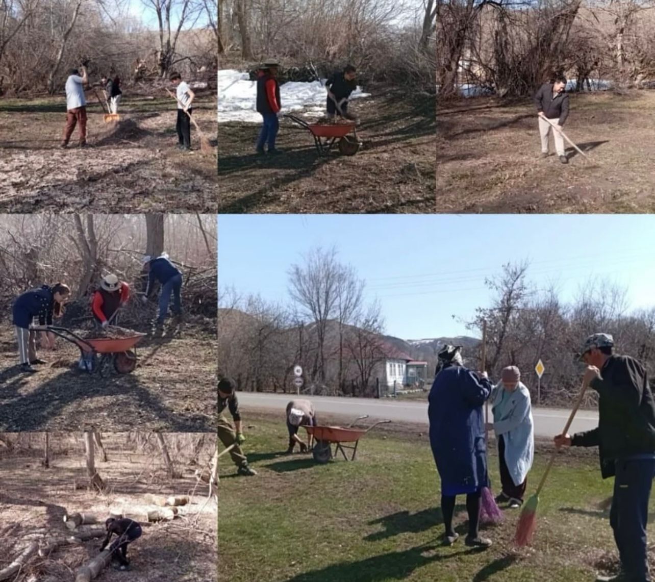 Наурызнама аясында тазалық акциясы өтті.