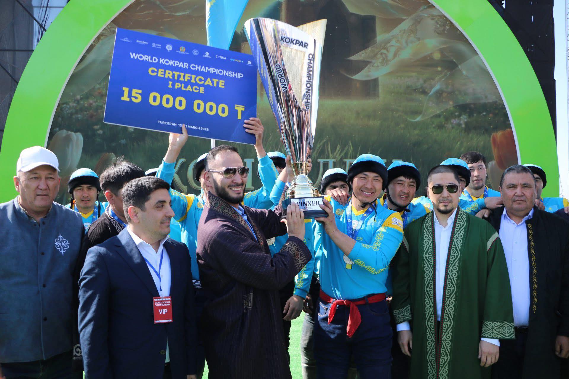 ТҮРКІСТАНДАҒЫ ЖАҢА АТШАБАРДА КӨКПАРДАН ӨТКЕН ӘЛЕМ ЧЕМПИОНАТЫНДА ҚАЗАҚСТАН ТОП ЖАРДЫ