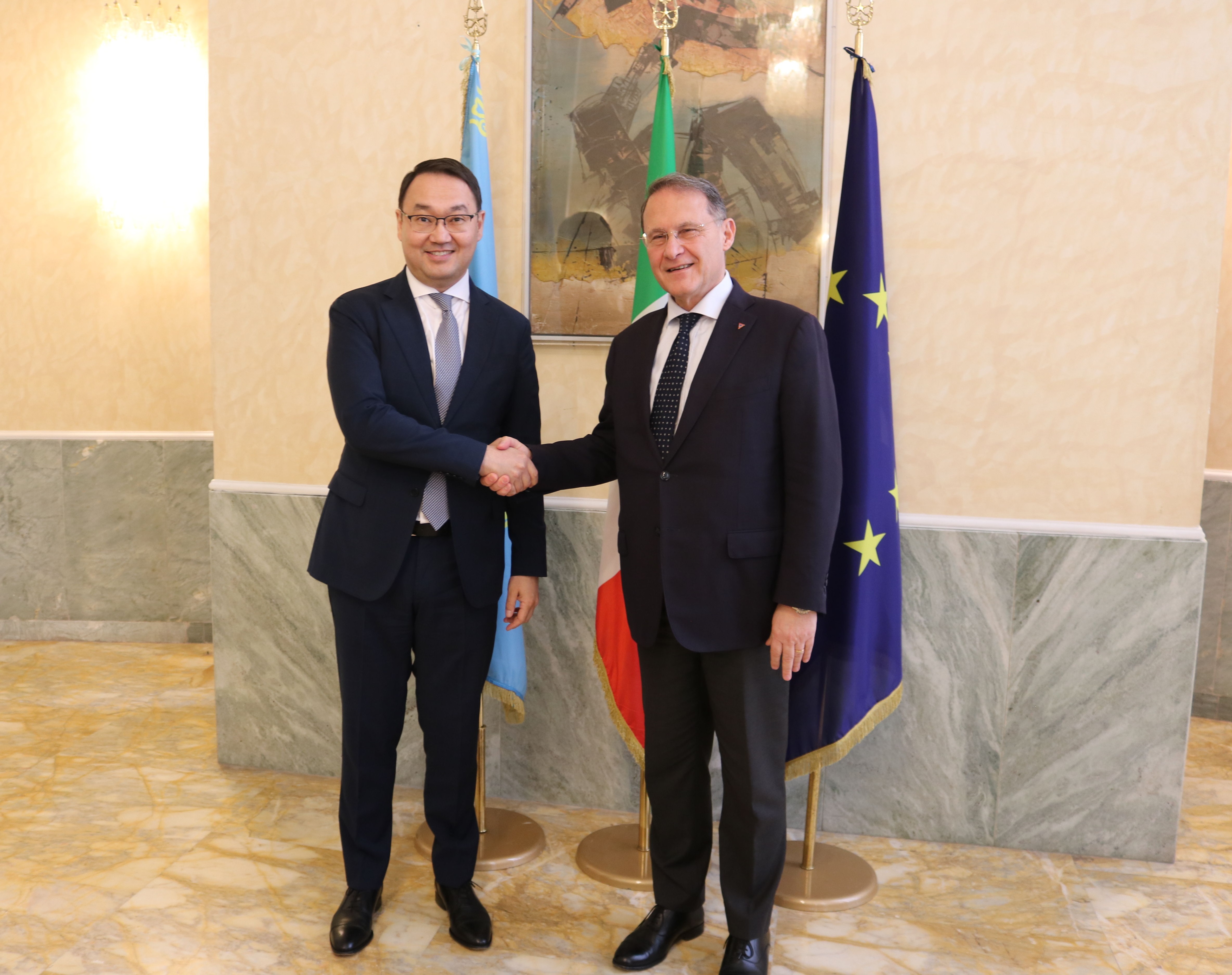 Рабочий визит Первого заместителя Министра иностранных дел Республики Казахстан Ержана Ашикбаева в Рим