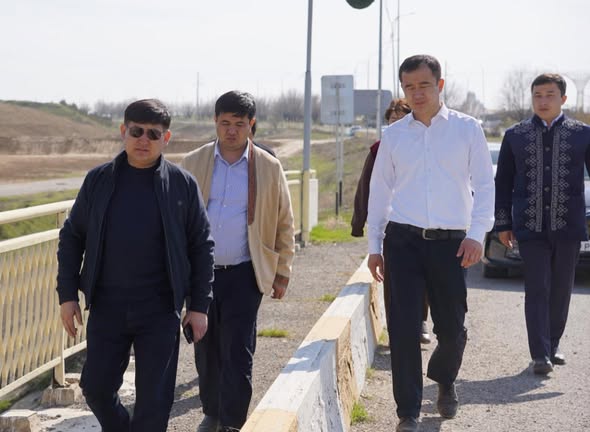 АКИМ РАЙОНА ПРОКОНТРОЛИРОВАЛ РАБОТЫ ПО БЛАГОУСТРОЙСТВУ В ТЕМИРЛАНЕ