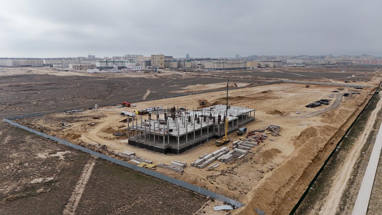 Нұрдәулет Қилыбай Ақтауда салынып жатқан автовокзал құрылысымен танысты