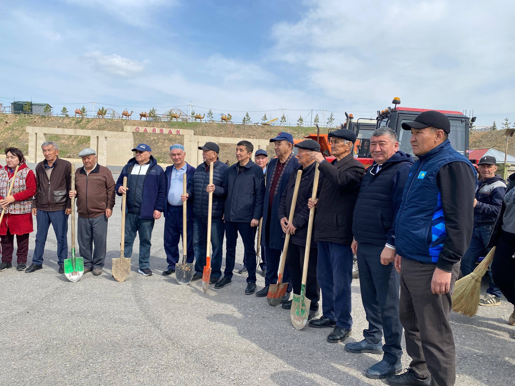 ТӨЛЕБИ АУДАНЫНДА ТАЗАРУ КҮНІНЕ ОРАЙ СЕНБІЛІК ӨТТІ