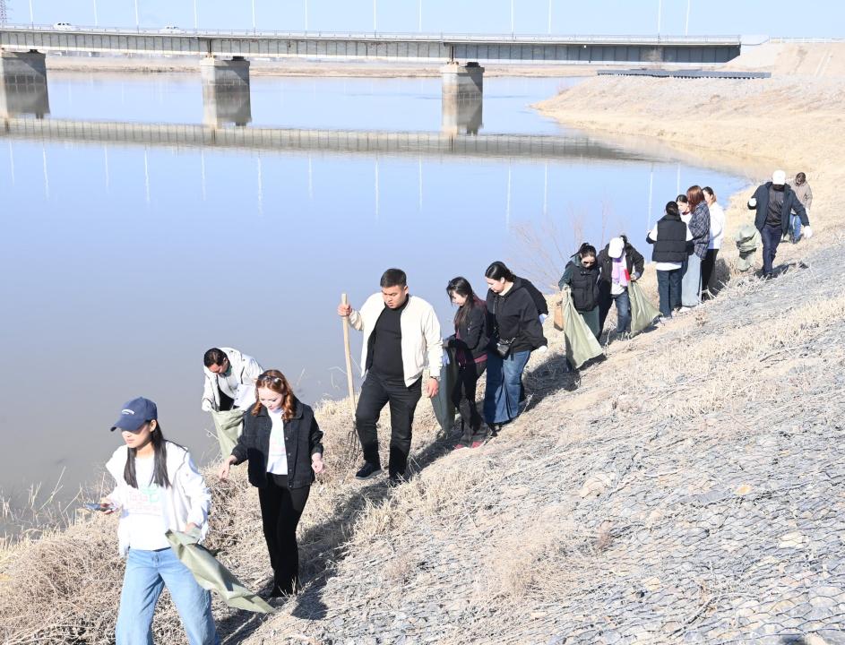 Қызылордада «Мөлдір бұлақ» ауқымды экологиялық акциясы өтті