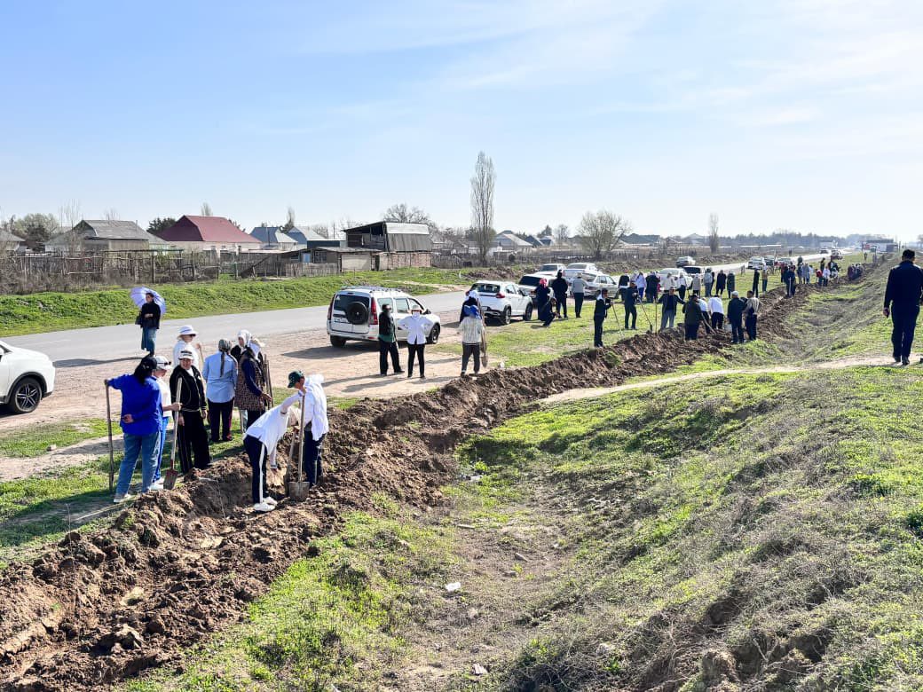 ТҮРКІСТАН: ЖЕТІСАЙДА «МӨЛДІР БҰЛАҚ» АКЦИЯСЫНА 500 АДАМ ҚАТЫСТЫ
